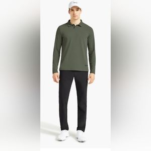 BRADY Brand PERFORM POLO LONG SLEEVE IN ZERO HYDRO YARN Slim Fit